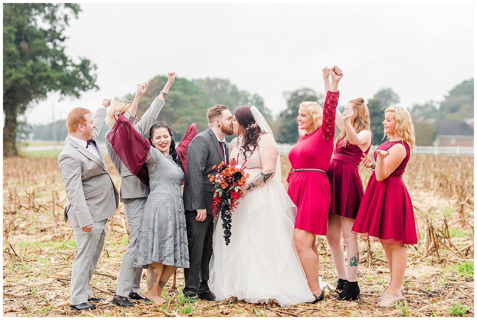 Fall Themed Virginia Beach Wedding Photographer