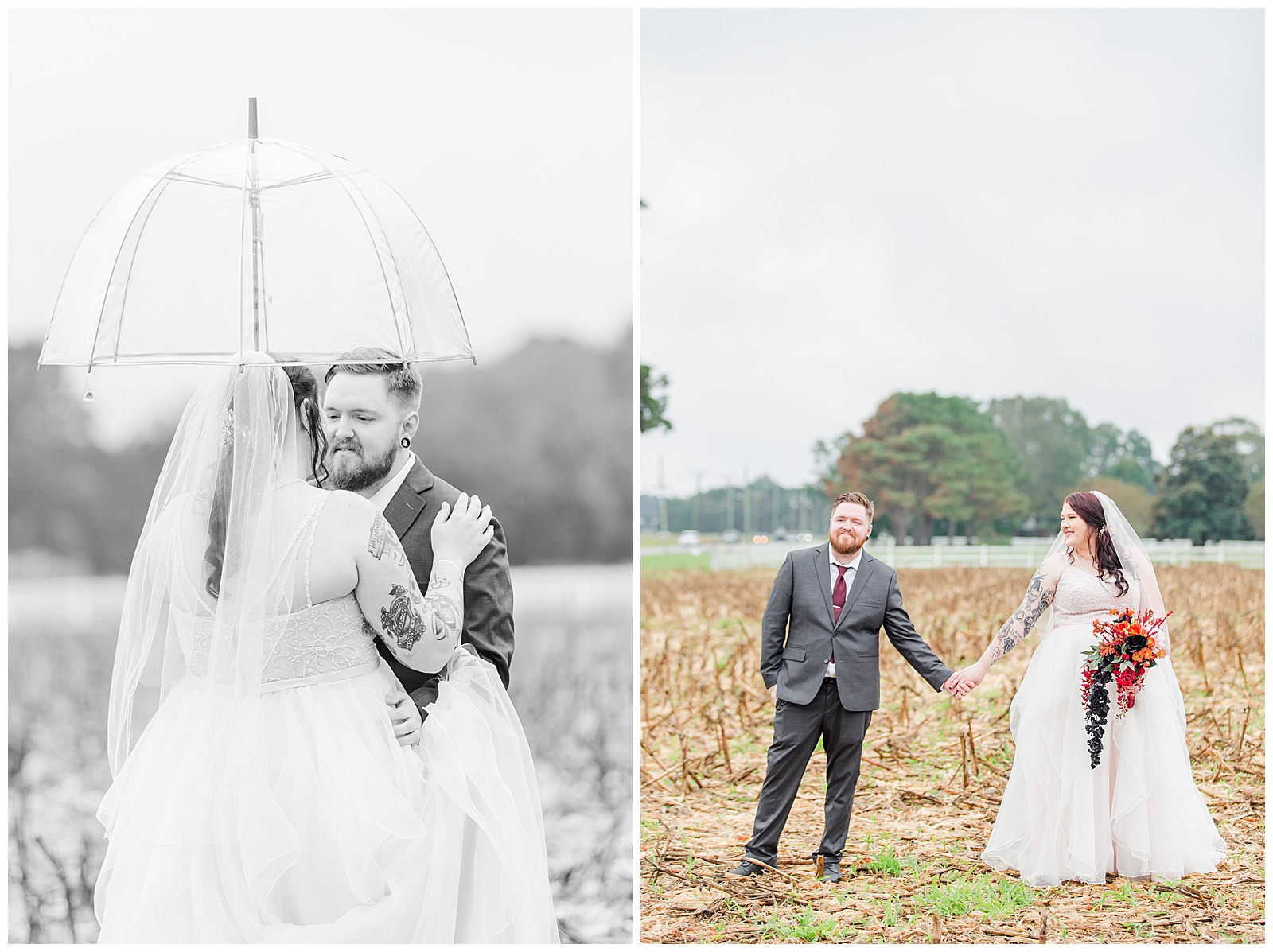 Fall Themed Virginia Beach Wedding Photographer