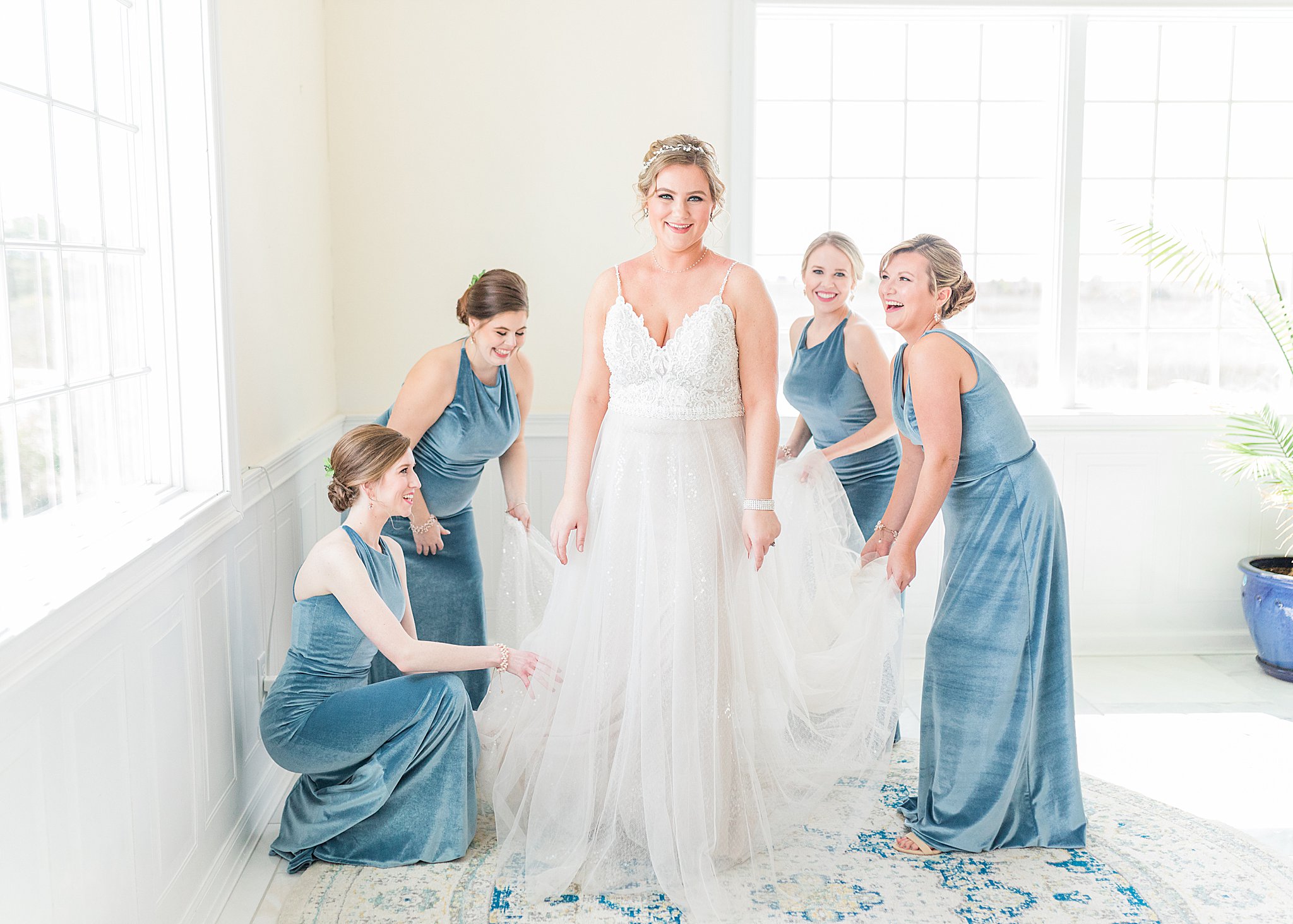 A Vista Creek Teal Blue Wedding