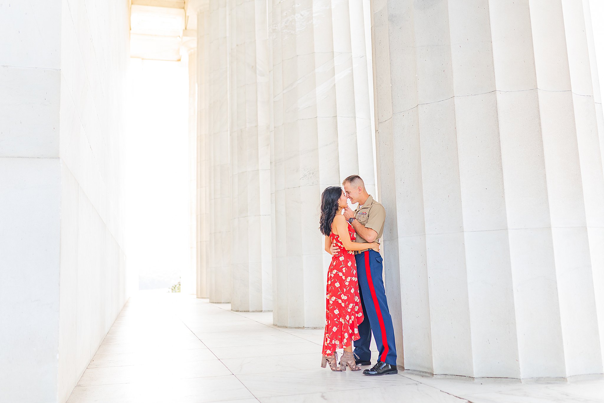 Lincoln Memorial Washington DC Engagement