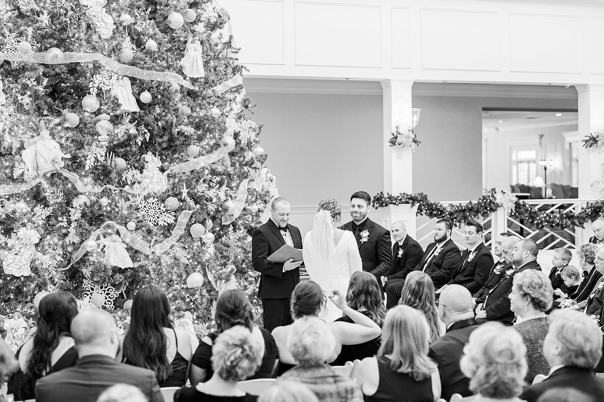 Christmas Founders Inn Virginia Wedding