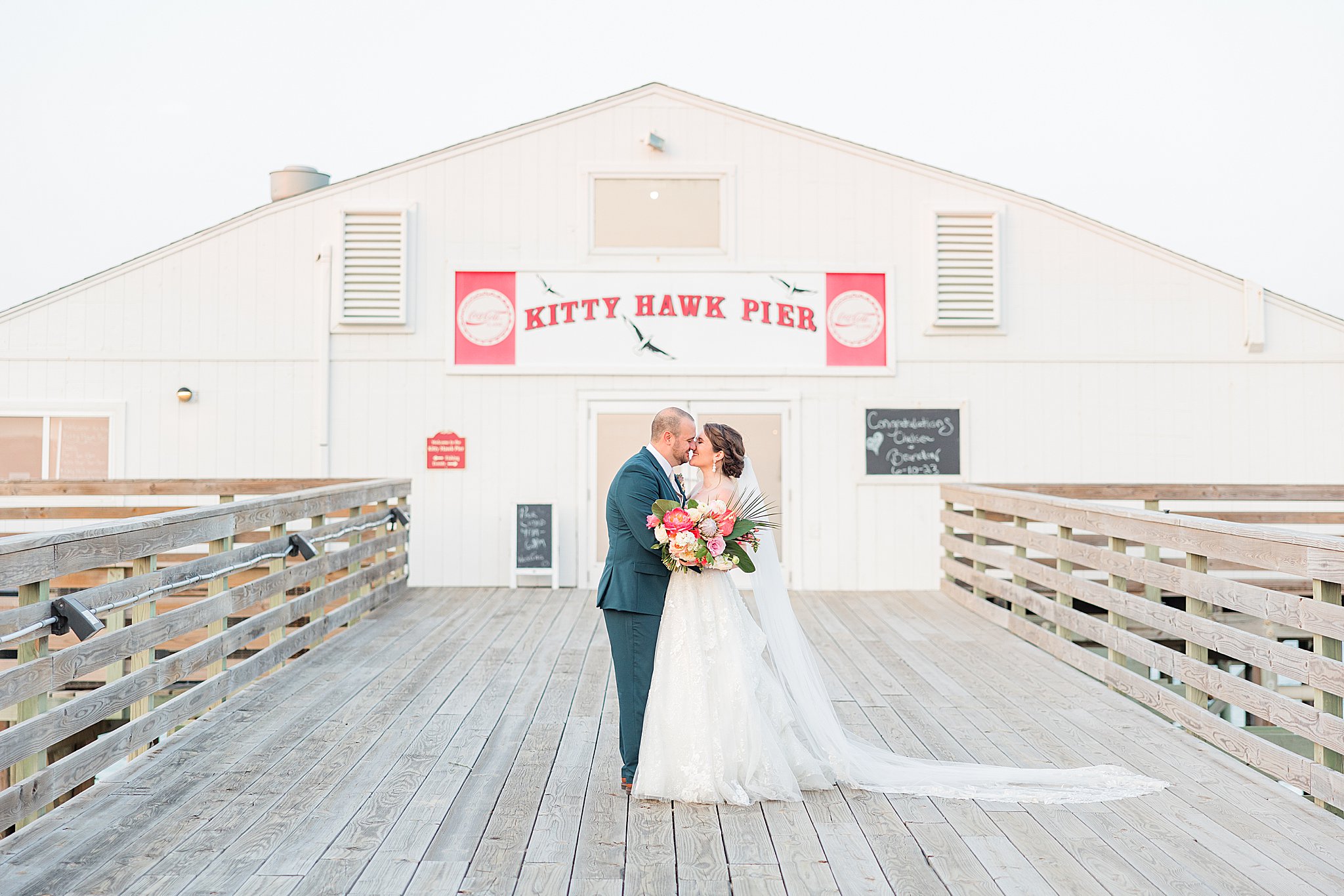 Kitty Hawk Pier NC Wedding