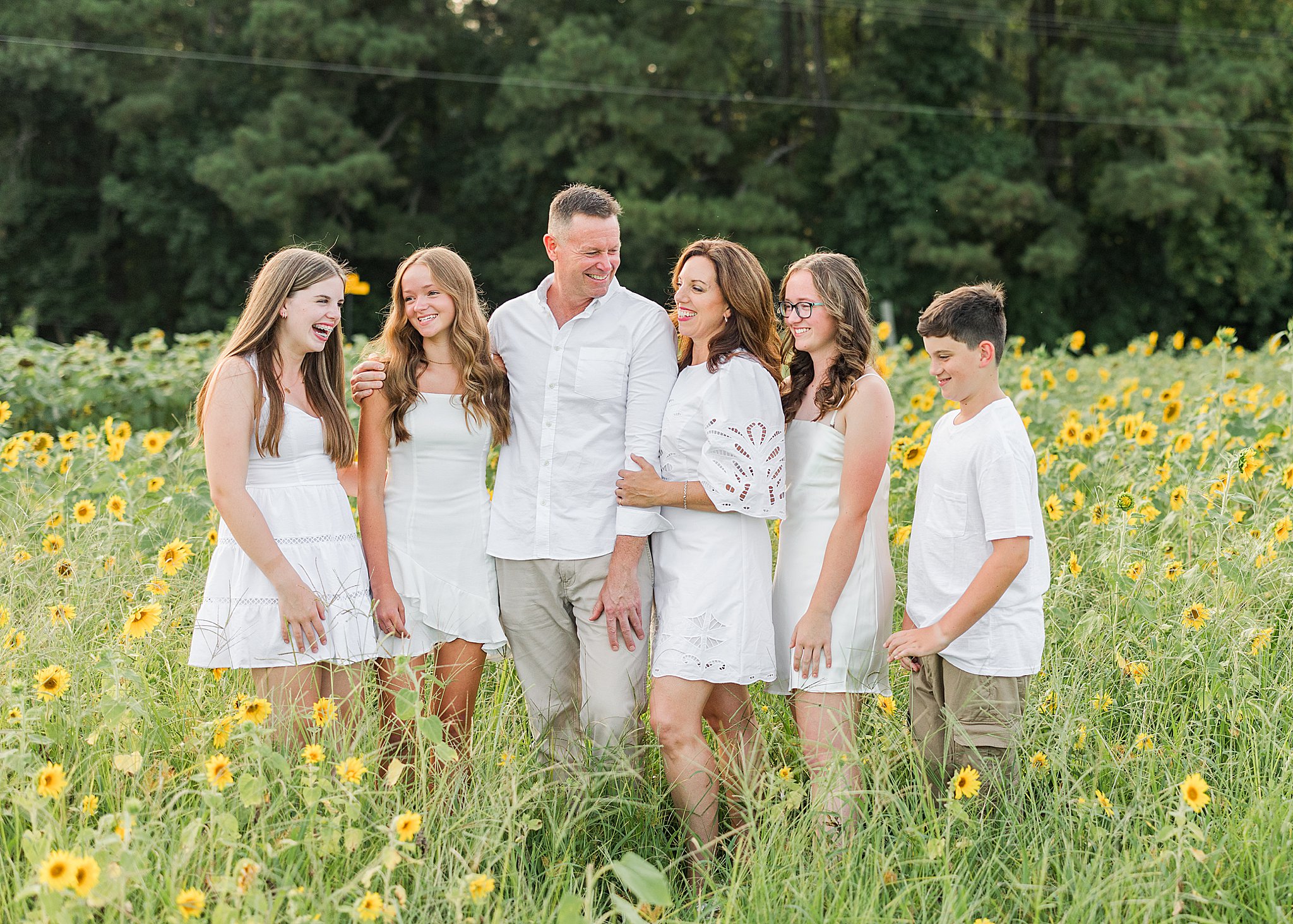Chesapeake Sunflower Family Photoshoot 