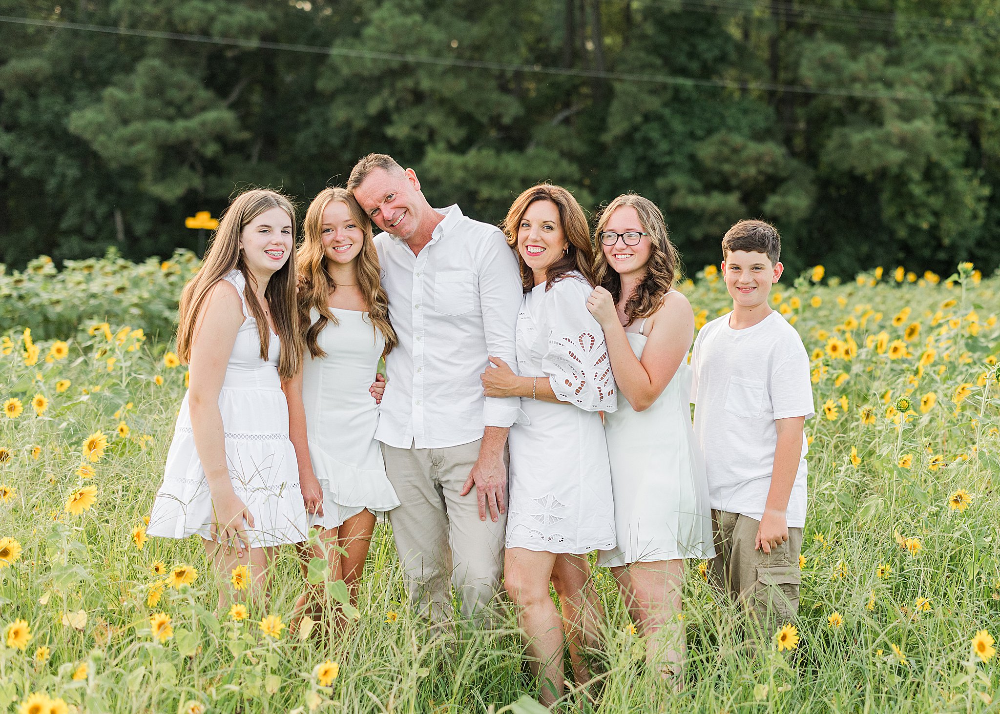 Chesapeake Sunflower Family Photoshoot 