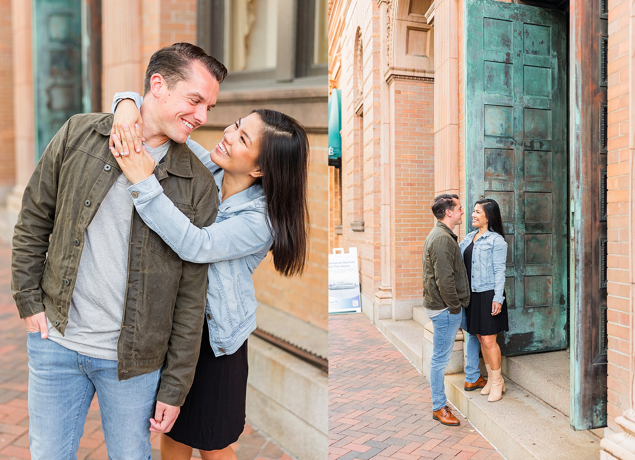 Downtown Norfolk Virginia Engagement