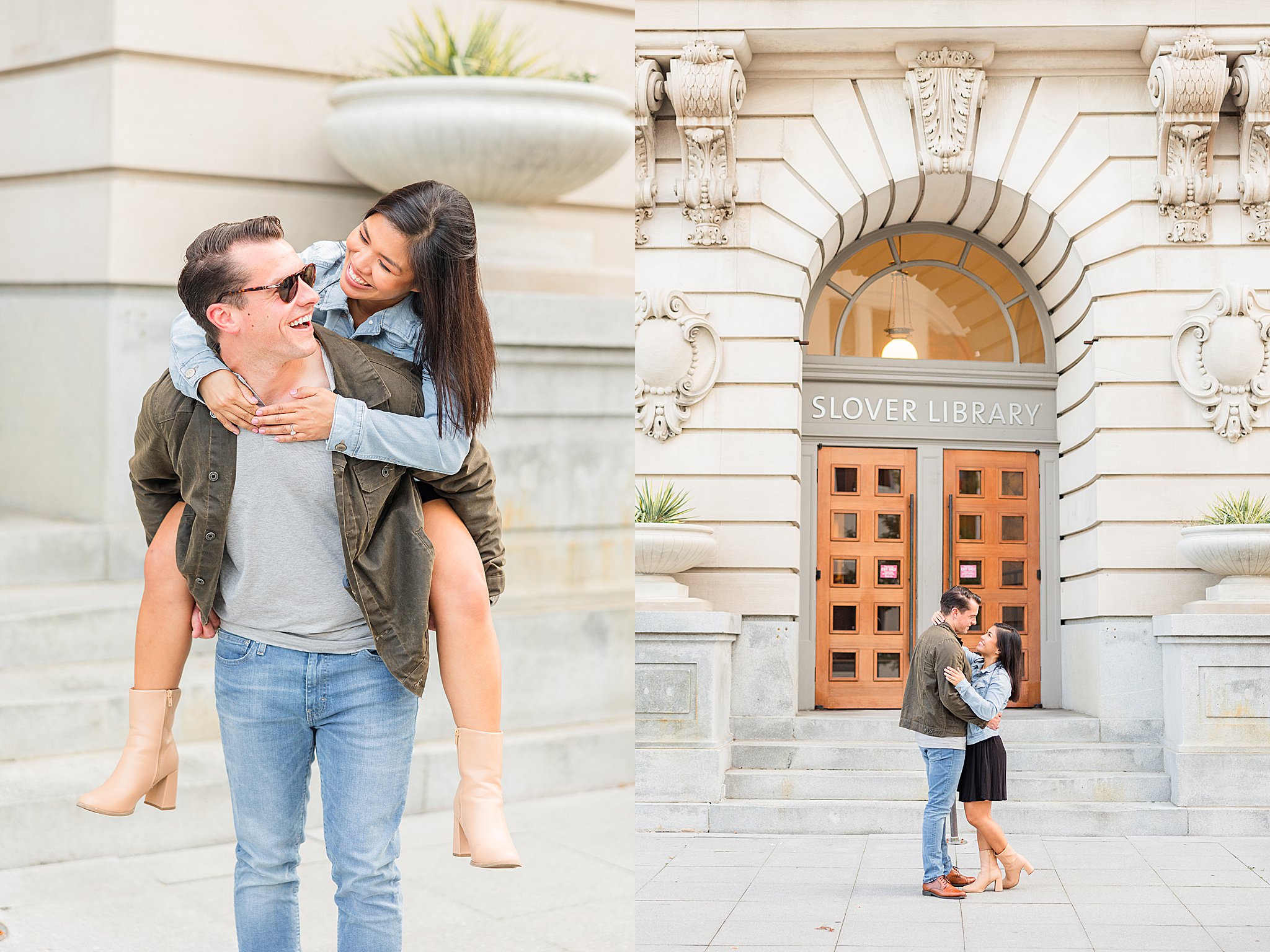 Downtown Norfolk Virginia Engagement