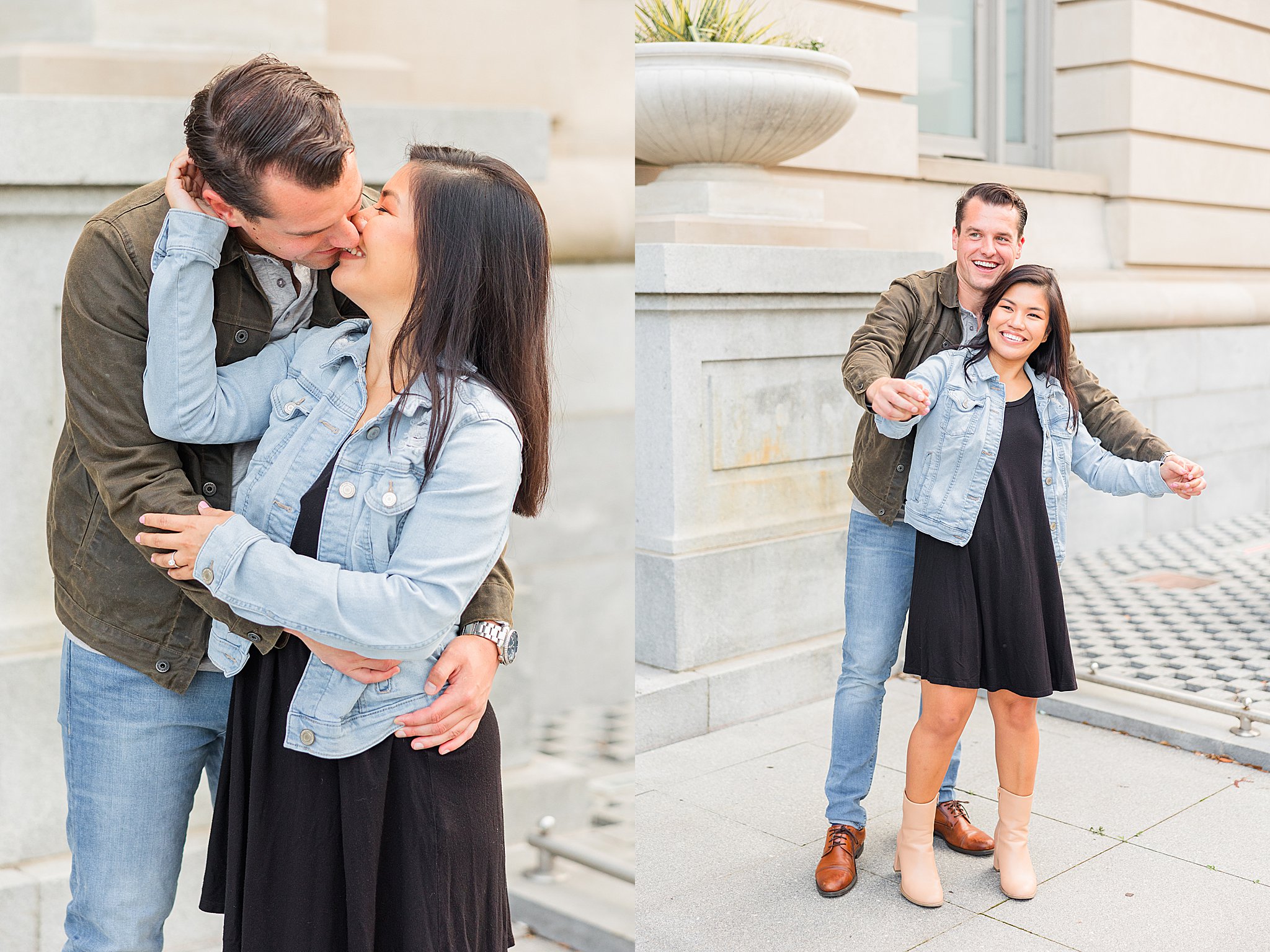 Downtown Norfolk Virginia Engagement