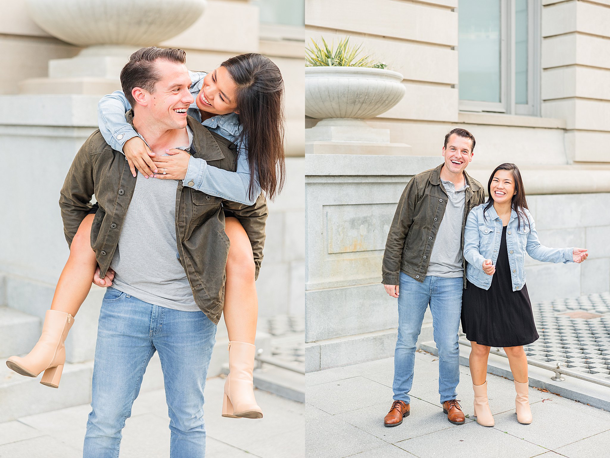 Downtown Norfolk Virginia Engagement