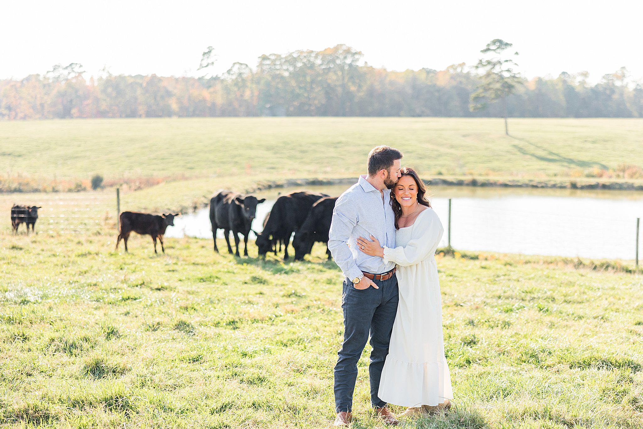 Virginia Farm Engagement Photoshoot