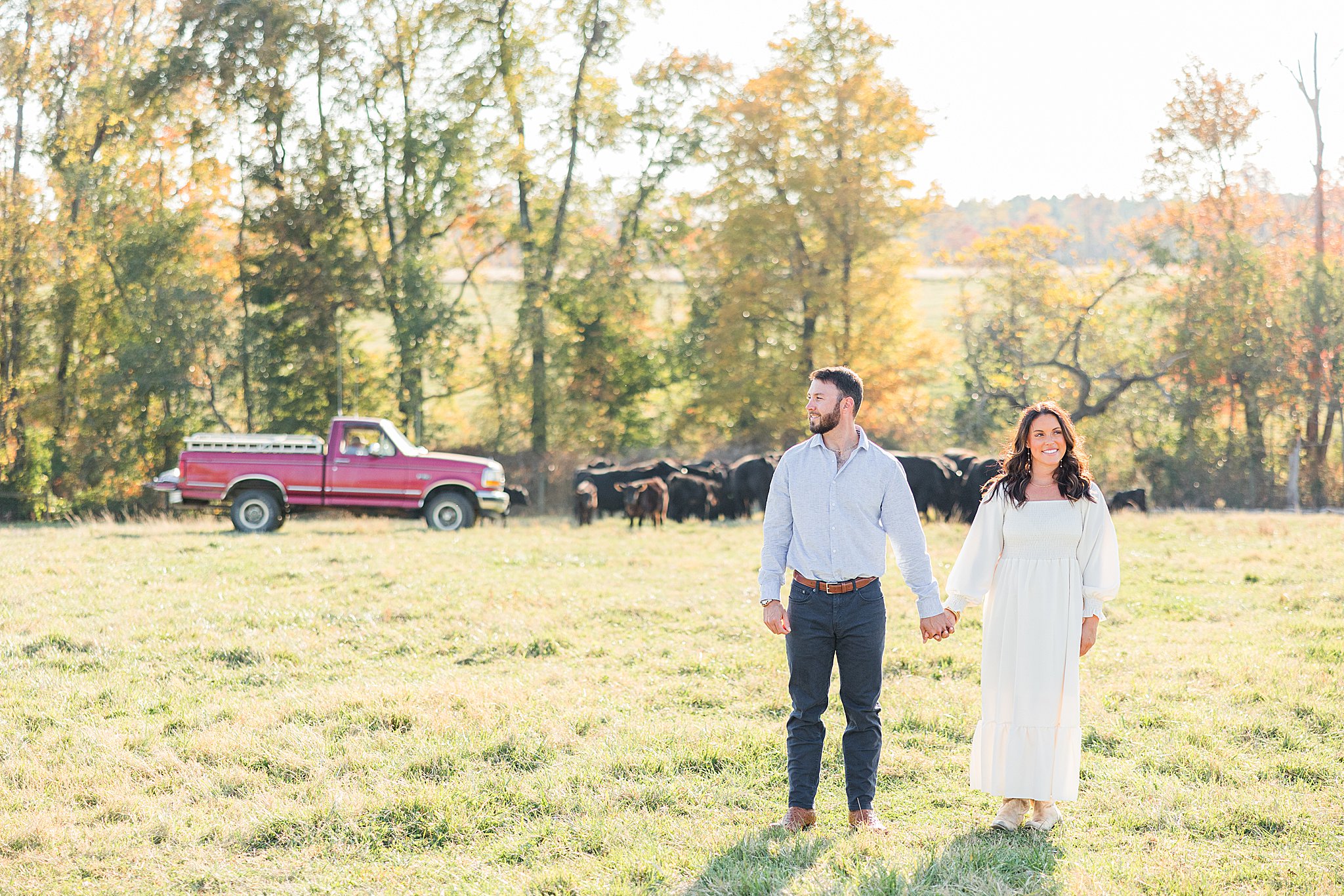 Virginia Farm Engagement Photoshoot