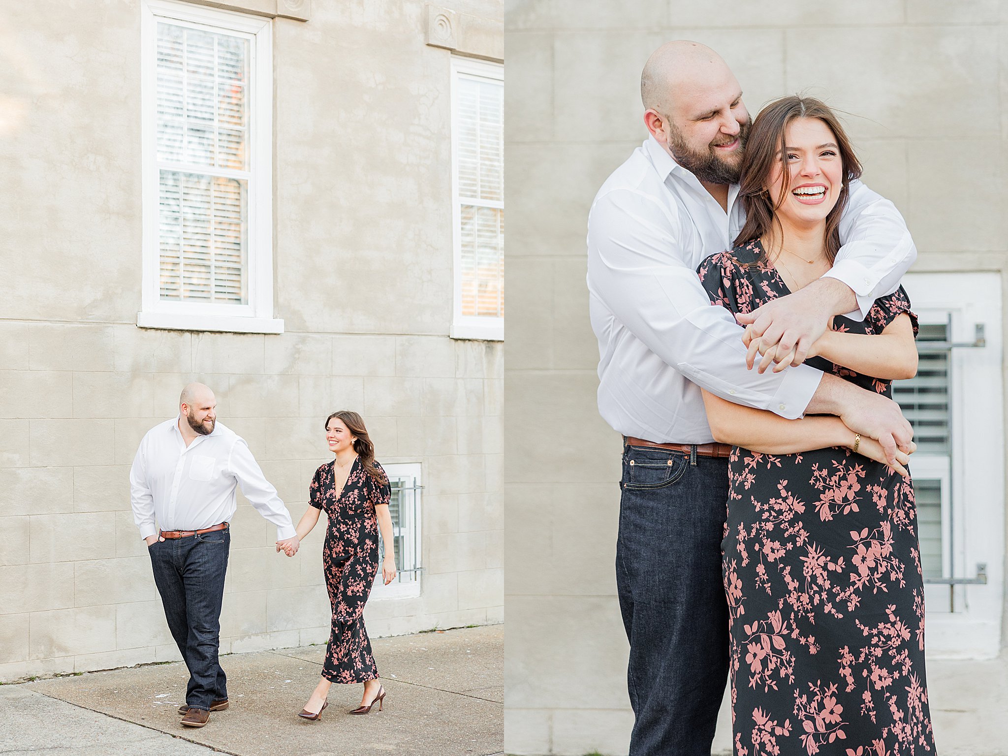 Wedding photographers Virginia Beach - Couple in Ghent Norfolk Engagement