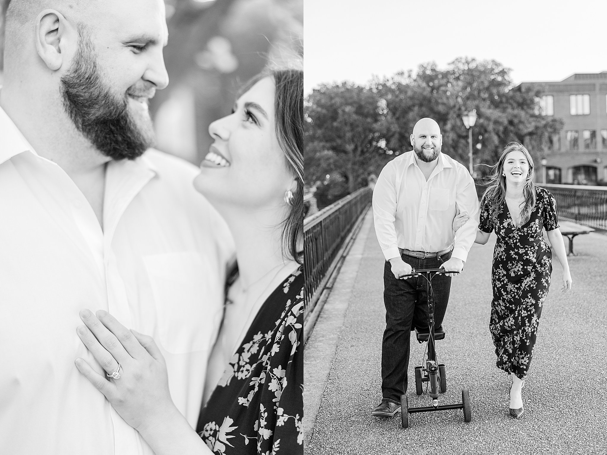 Wedding photographers Virginia Beach - Couple in Ghent Norfolk Engagement