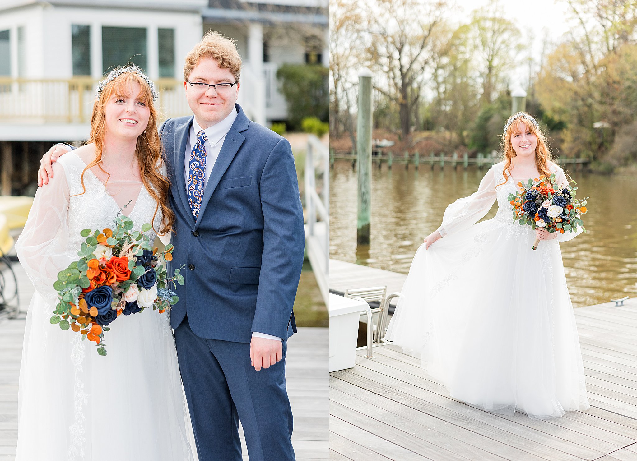 Steven & MacKenzie's Perfect Wedding Day at Deep Creek Landing Marina