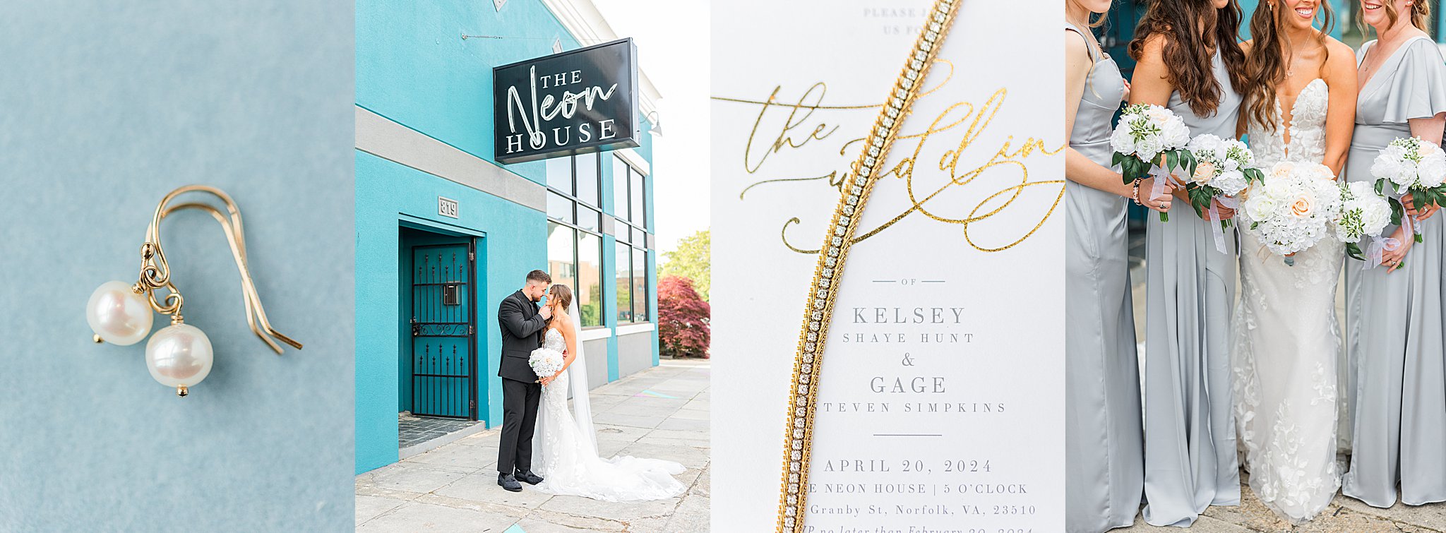 Wedding Photographers Virginia Beach - Gage & Kelsey's Wedding at The Neon House