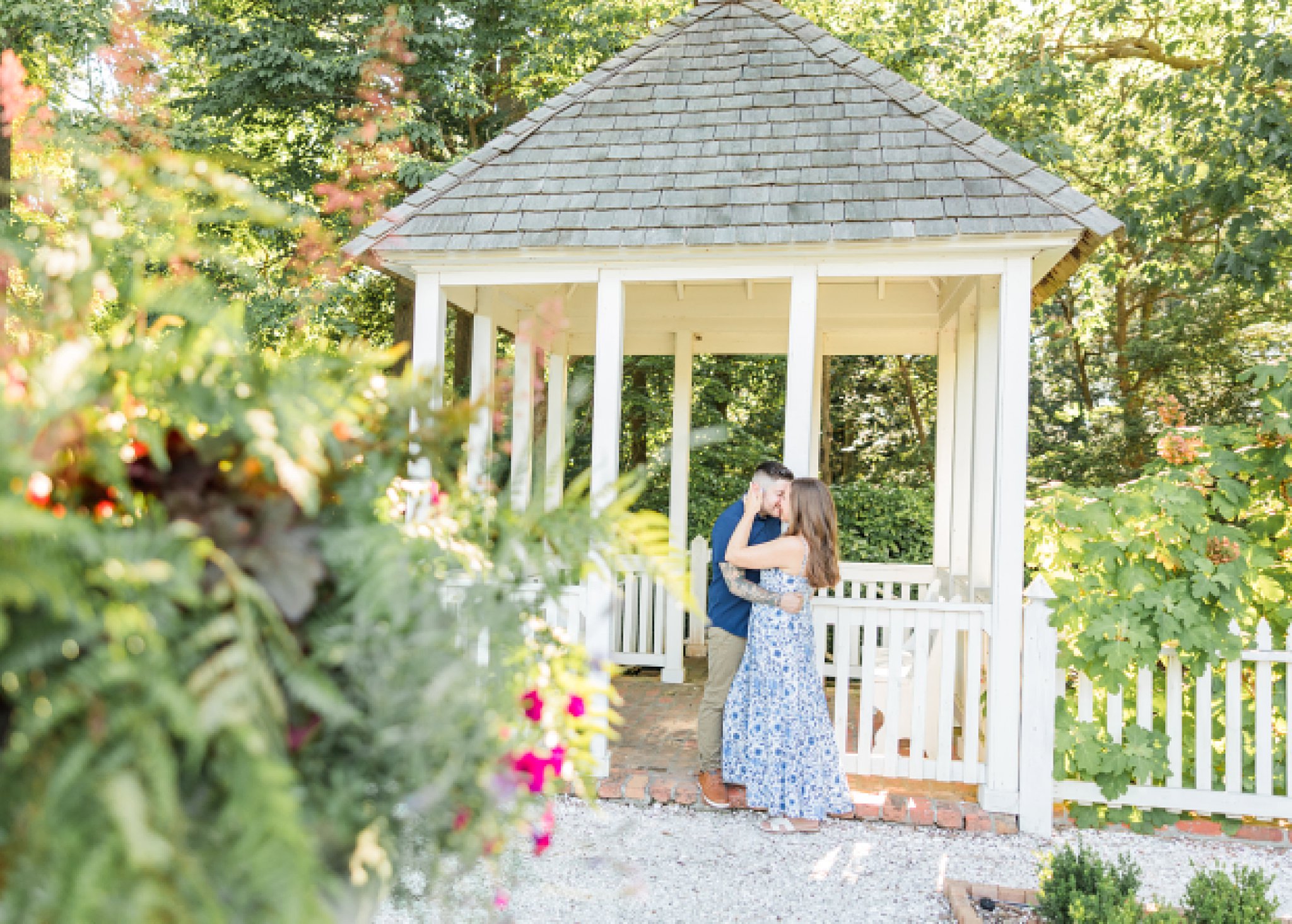 Best Virginia Engagement Photographer Norfolk Botanical Gardens