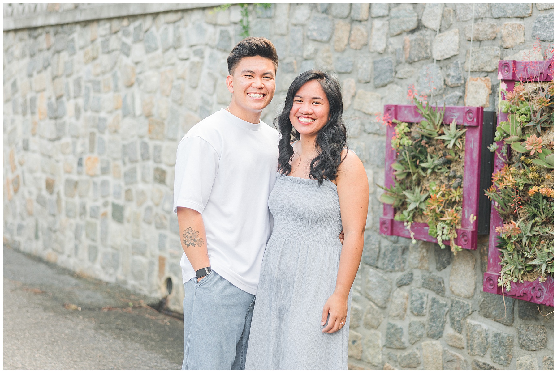 Virginia Engagement Photography at Norfolk Botanical