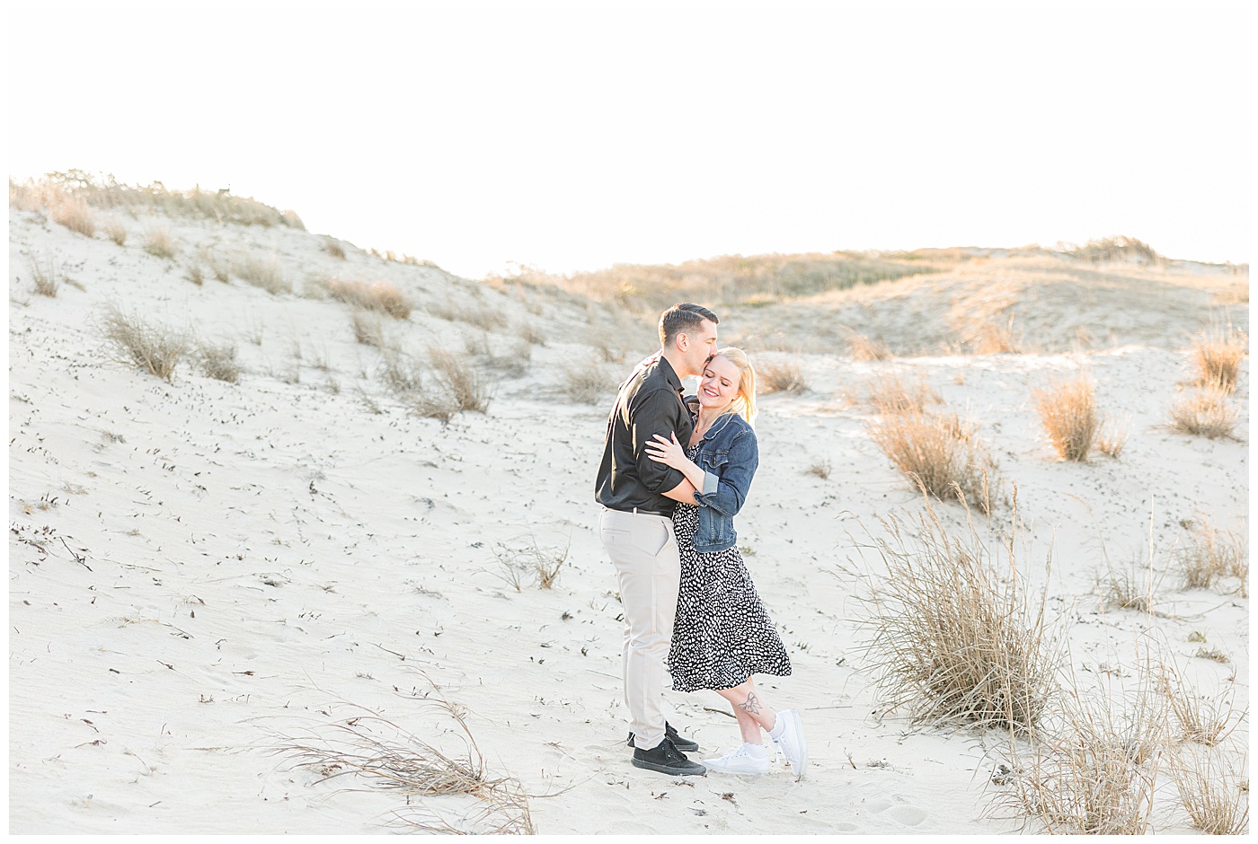 Virginia Beach engagement photographer sand dunes