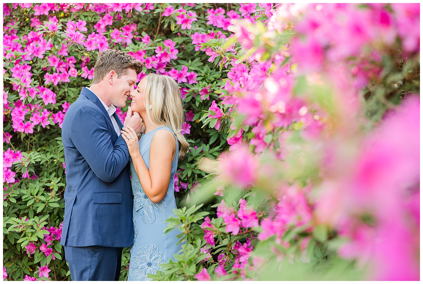 Norfolk Botanical Garden Engagement Photos